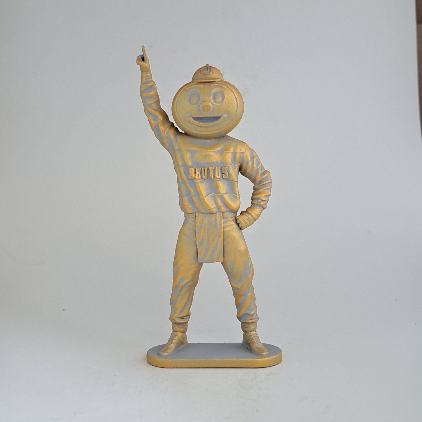 Collectible 6" Golden Brutus the Buckeye Ohio State Mascot Figurine