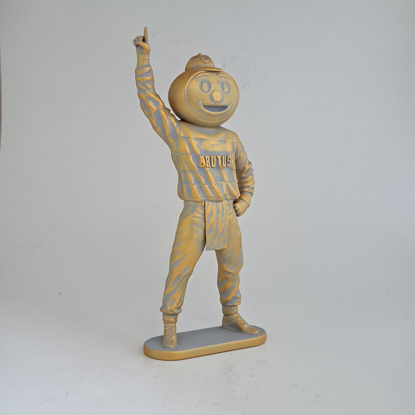Collectible 6" Golden Brutus the Buckeye Ohio State Mascot Figurine