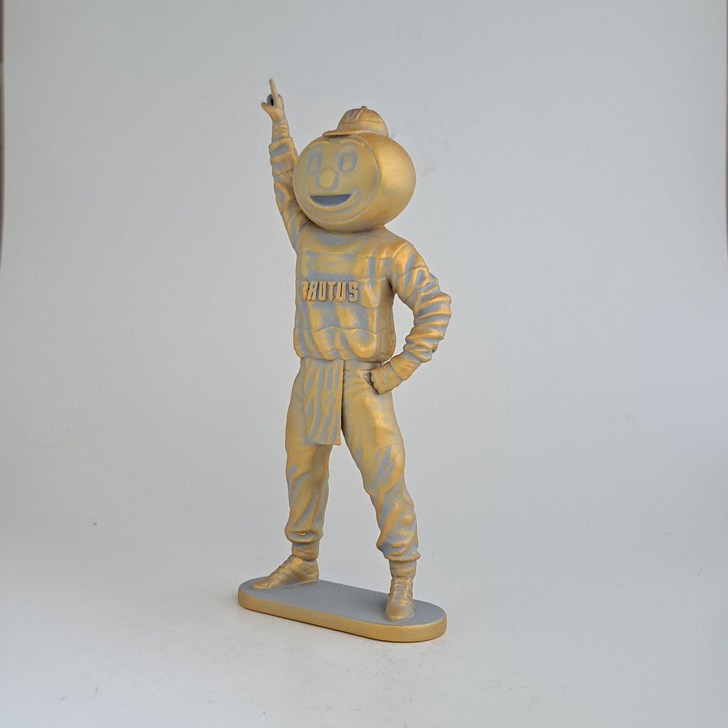 Collectible 6" Golden Brutus the Buckeye Ohio State Mascot Figurine