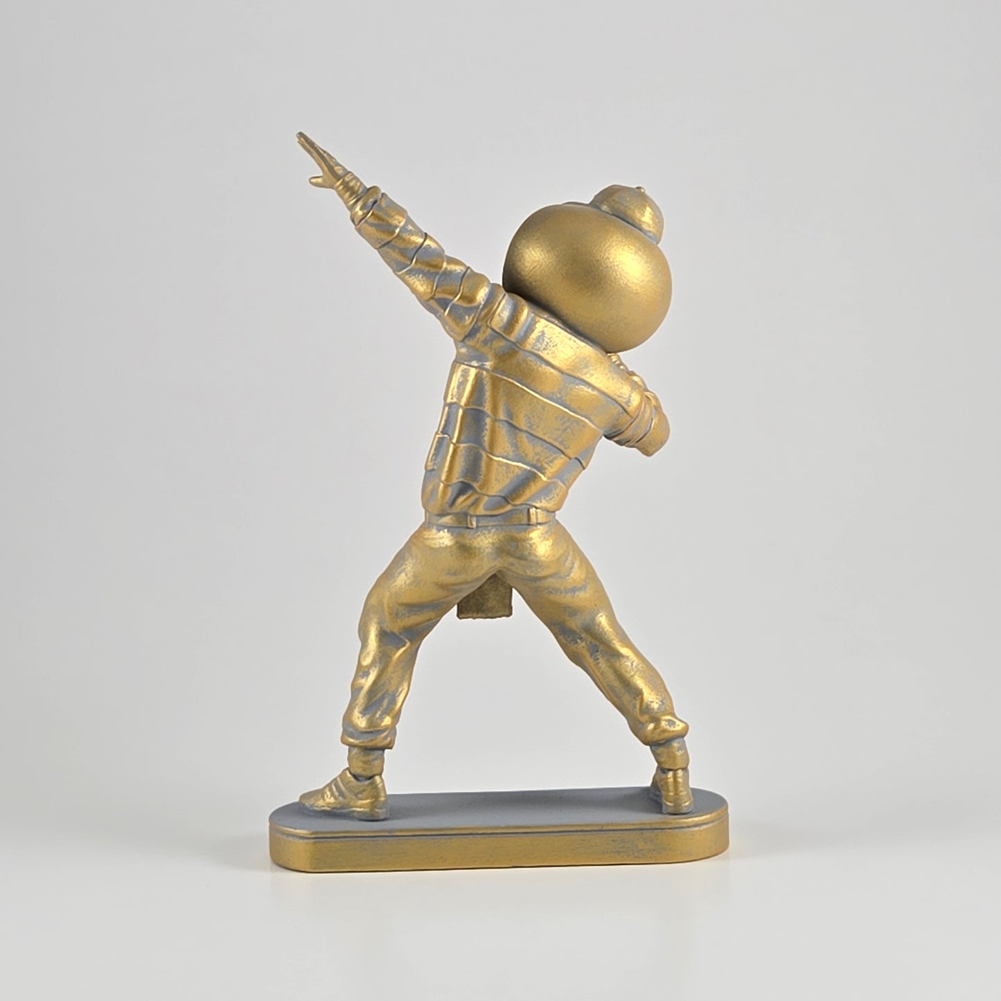 Collectible 6" Golden Brutus the Buckeye Ohio State Mascot Lightning Pose Figurine