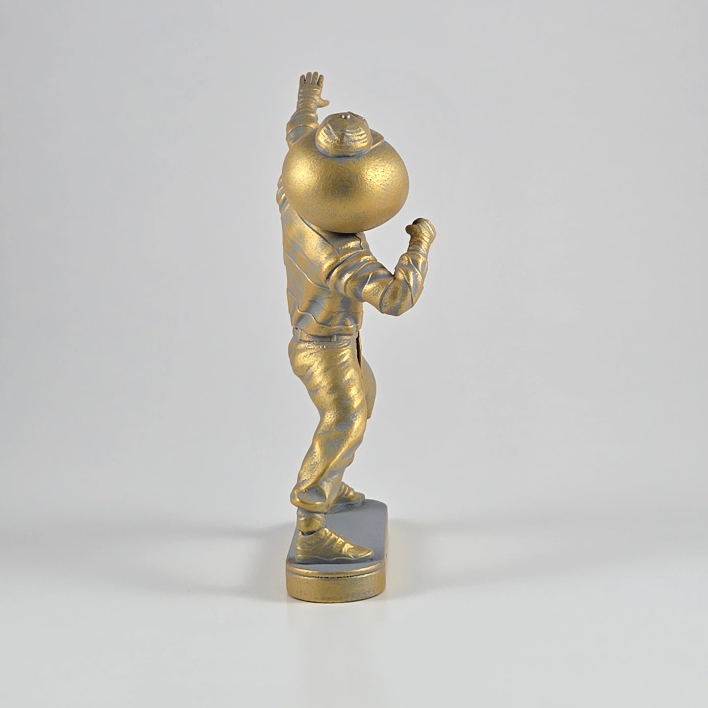 Collectible 6" Golden Brutus the Buckeye Ohio State Mascot Lightning Pose Figurine