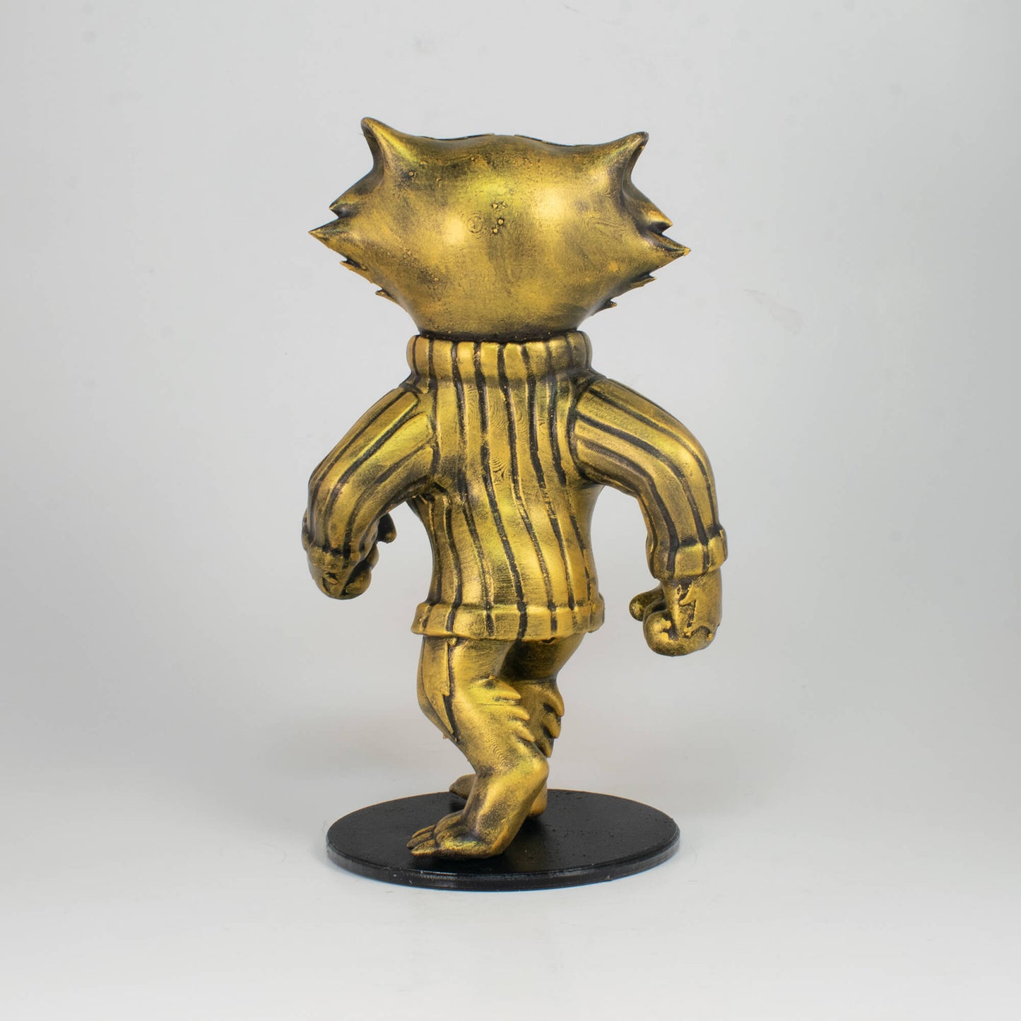 Collectible Bucky Badger University of Wisconsin–Madison Mascot in golden finish