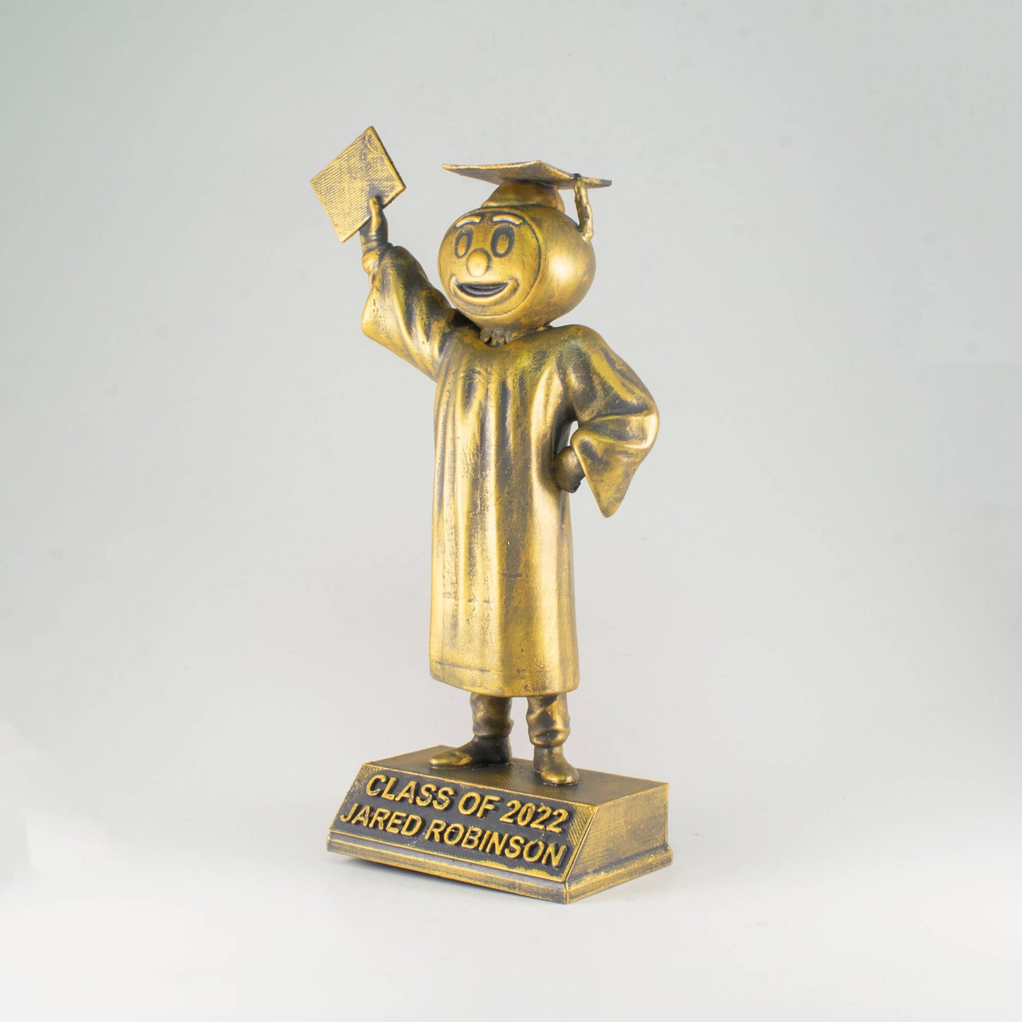 Customizable Brutus Ohio State Buckeyes Graduation 8" tall Figurine