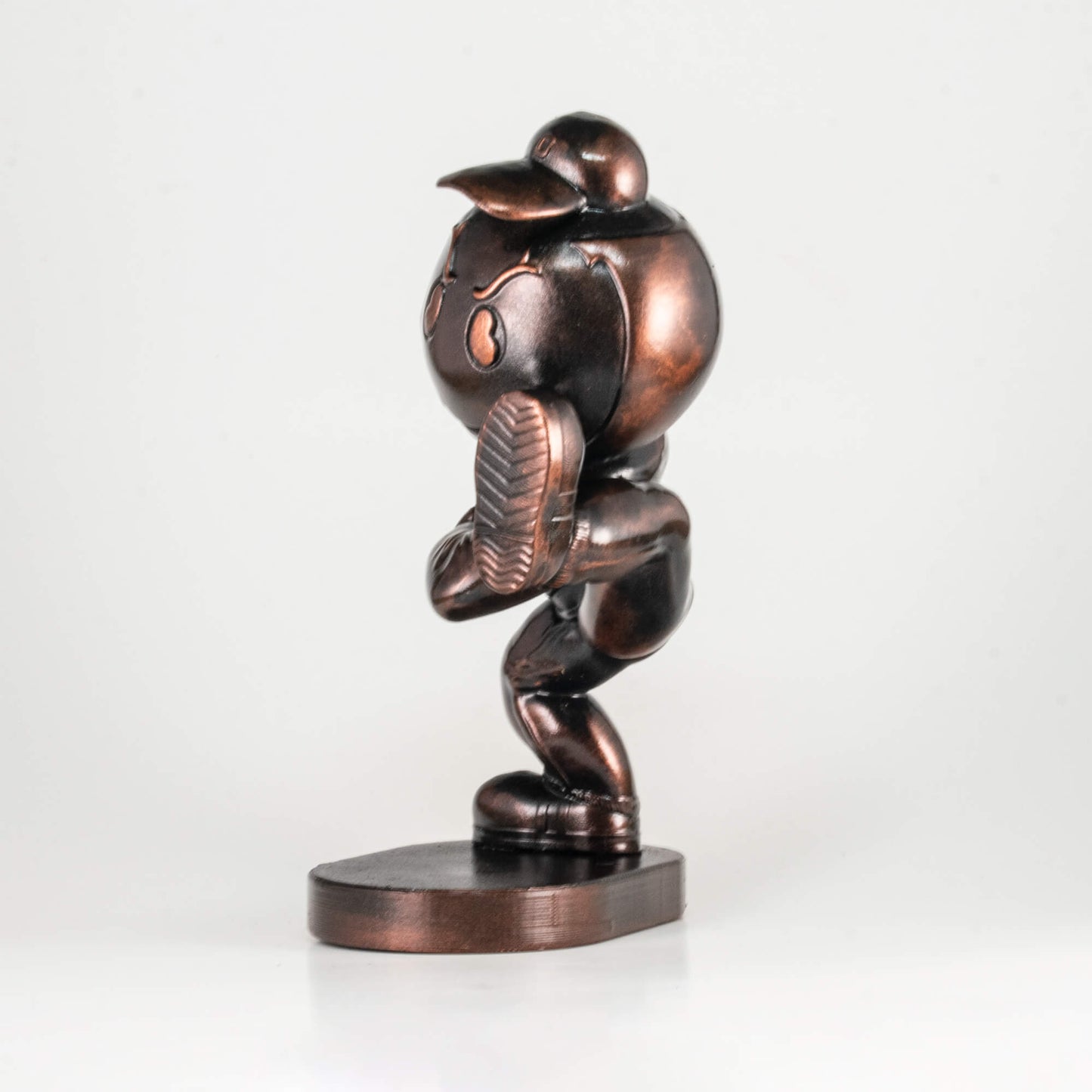 Collectible Brutus the Buckeye Vintage style Ohio State University Figurine in bronze finish