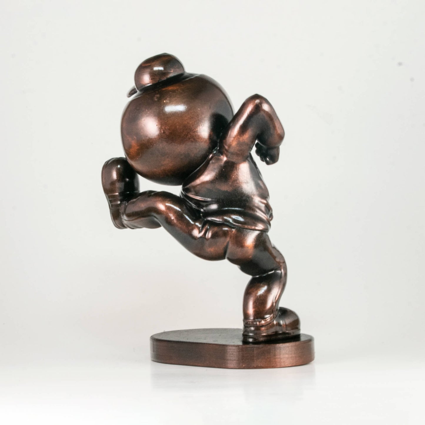 Collectible Brutus the Buckeye Vintage style Ohio State University Figurine in bronze finish