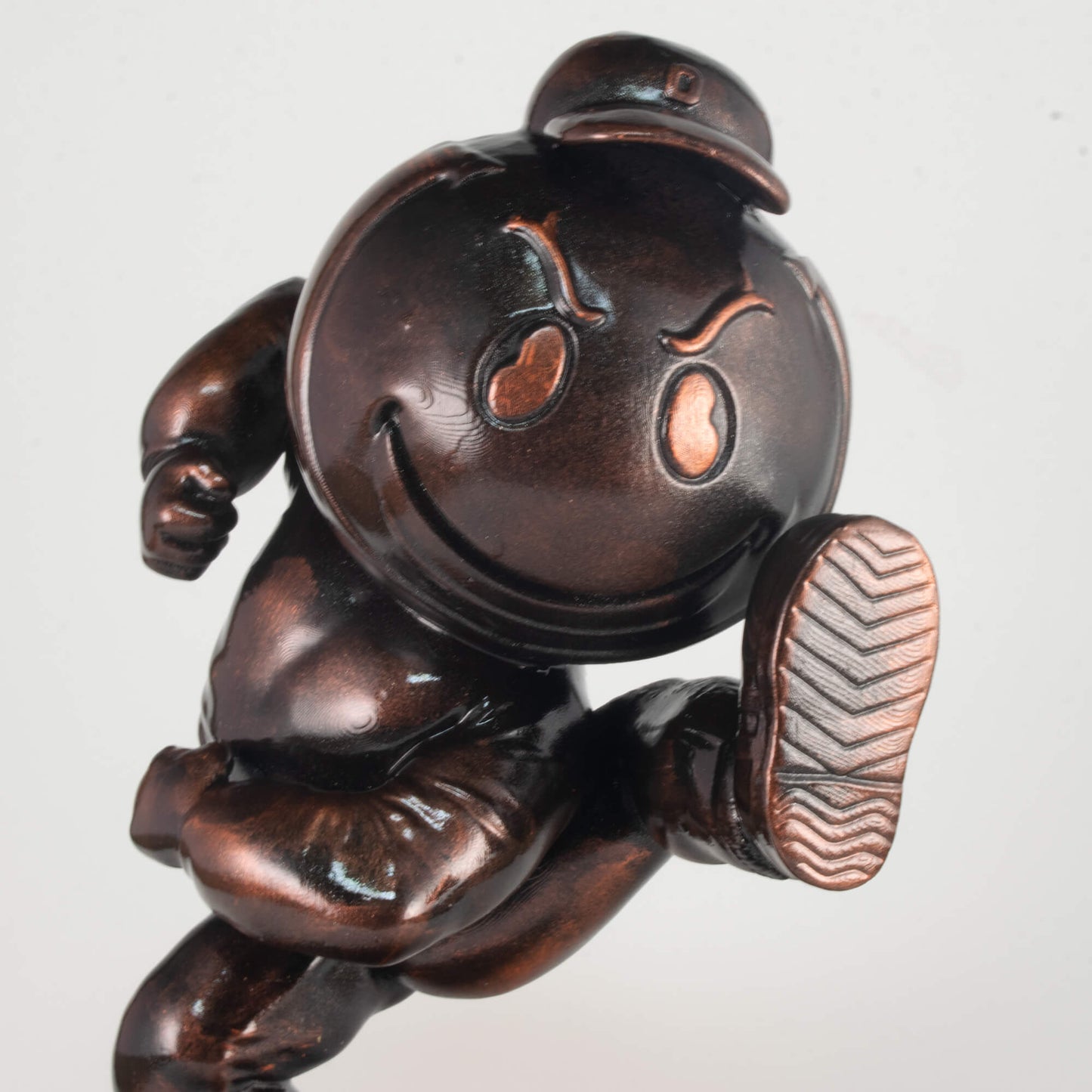 Collectible Brutus the Buckeye Vintage style Ohio State University Figurine in bronze finish
