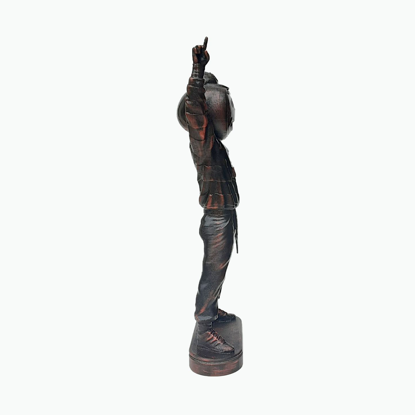Collectible 10" Brutus the Buckeye Ohio State University Mascot in bronze finish