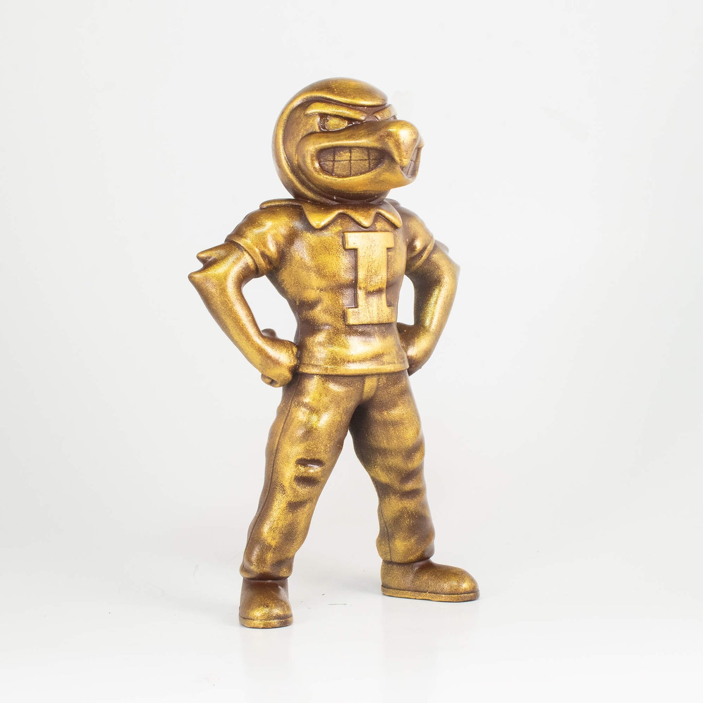 Collectible 6" Golden Herky the Hawk Iowa Hawkeyes Mascot Figurine