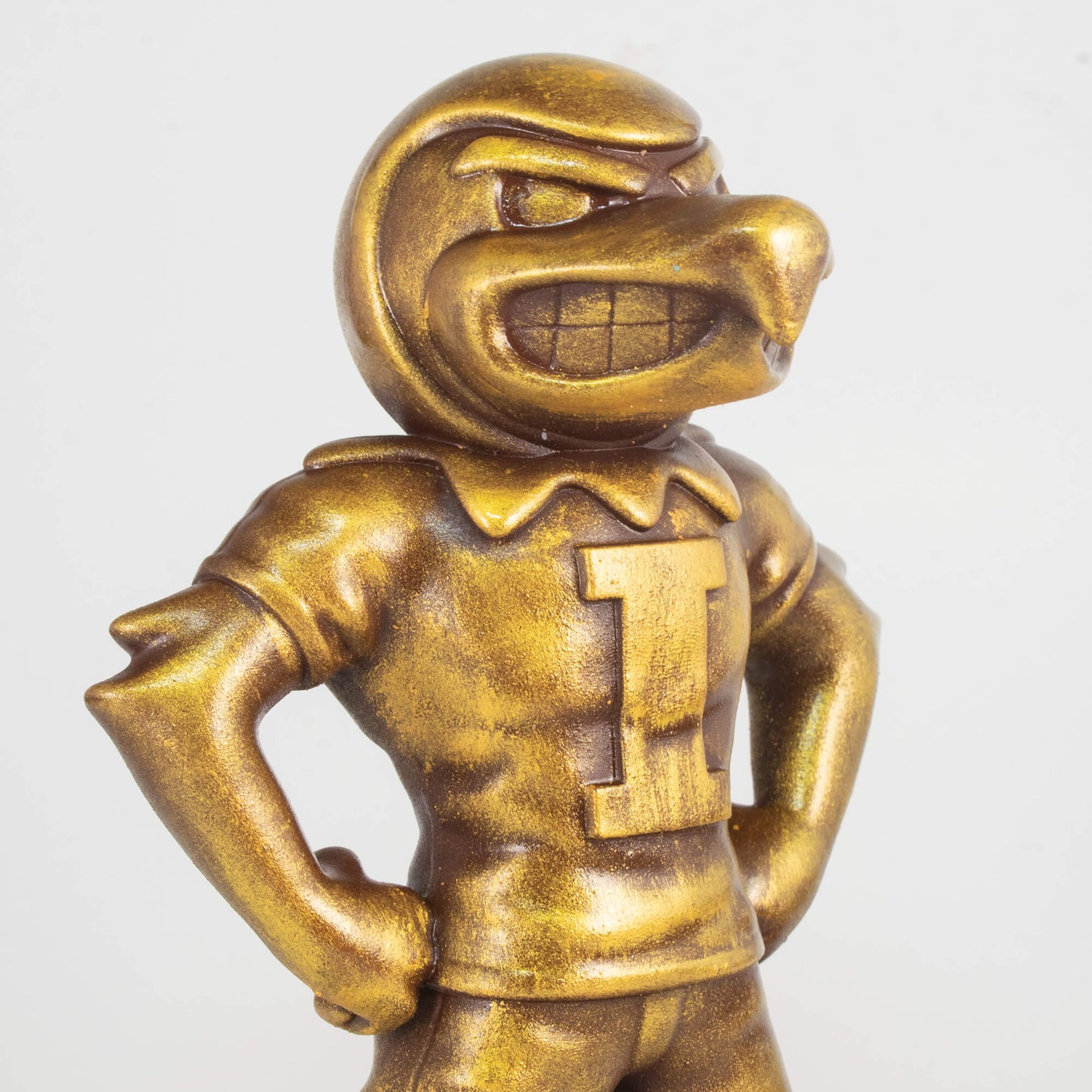 Collectible 6" Golden Herky the Hawk Iowa Hawkeyes Mascot Figurine