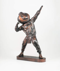 Collectible 6" Brutus Buckeye Ohio State Mascot Lightning Pose